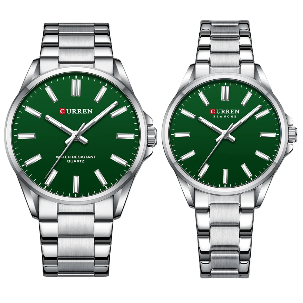 CURREN Couple Quartz Watch