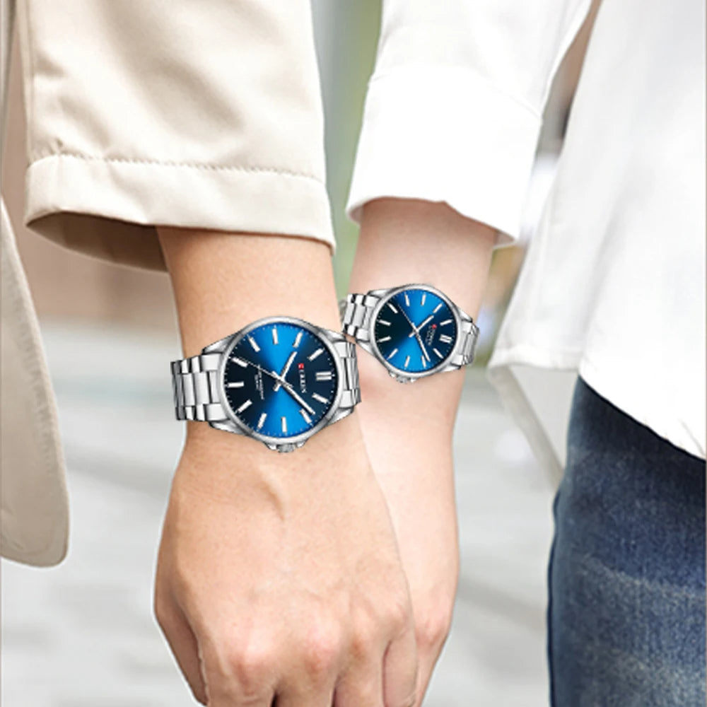 CURREN Couple Quartz Watch